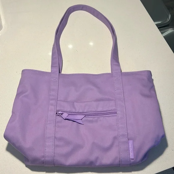 Vera Bradley Lavender Petal Small Tote Bag - Picture 3 of 6